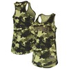 San Diego Padres New Era Womens 2022 Mlb Armed Forces Day Camo Racerback Tank Top - Green - Robokeg