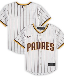 San Diego Padres Preschool Home Replica Team Jersey - White Mlb - Robokeg