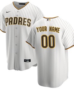 San Diego Padres Replica Custom Jersey - White Custom Jerseys Mlb - Robokeg