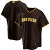 San Diego Padres Road Replica Team Jersey Brown Mlb - Robokeg