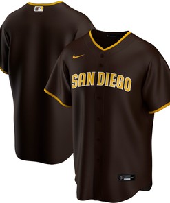 San Diego Padres Road Replica Team Jersey - Brown Mlb - Robokeg