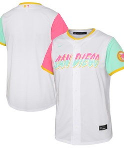 San Diego Padres Toddler 2022 City Connect Replica Team Jersey - White Mlb - Robokeg