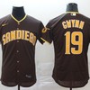 San Diego Padres Tony Gwynn #19 2020 Mlb Dark Brown Jersey - Robokeg