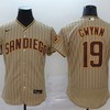 San Diego Padres Tony Gwynn #19 Mlb 2020 Light Brown Jersey - Robokeg