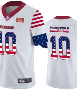 San Francisco 49ers 10 White Throwback Flag Jersey - Robokeg