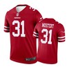 San Francisco 49ers #31 Raheem Mostert Nike Color Rush Scarlet Jersey - Robokeg