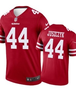 San Francisco 49ers #44 Kyle Juszczyk Nike Color Rush Scarlet Jersey - Robokeg