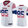San Francisco 49ers 85 White Throwback Flag Jersey - Robokeg