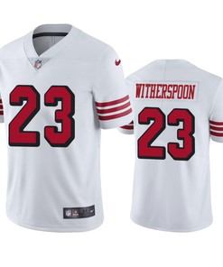 San Francisco 49ers Ahkello Witherspoon White Nike Color Rush Limited Jersey - Robokeg