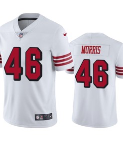 San Francisco 49ers Alfred Morris White Nike Color Rush Limited Jersey - Robokeg