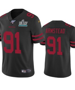 San Francisco 49ers Arik Armstead Black Super Bowl Liv Vapor Limited Jersey - Robokeg