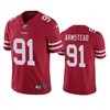 San Francisco 49ers Arik Armstead Scarlet 100th Season Vapor Limited Jersey - Robokeg