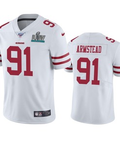 San Francisco 49ers Arik Armstead White Super Bowl Liv Vapor Limited Jersey - Robokeg