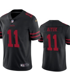 San Francisco 49ers Brandon Aiyuk Black 2020 Nfl Draft Vapor Limited Jersey - Robokeg