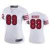 San Francisco 49ers Charlie Woerner White Color Rush Legend Jersey - Womens - Robokeg