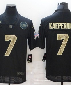 San Francisco 49ers Colin Kaepernick #7 #26 Nfl 2020 Black And Camo Jersey - Robokeg