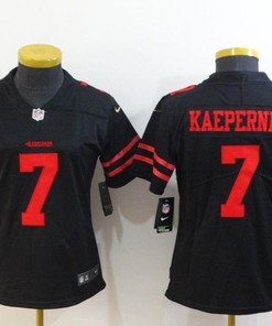 San Francisco 49ers Colin Kaepernick #7 Nfl 2020 Black Womens Jersey - Robokeg