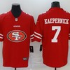 San Francisco 49ers Colin Kaepernick #7 Nfl 2020 Red Orange Jersey - Robokeg