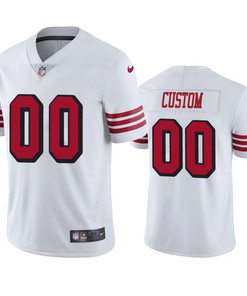 San Francisco 49ers Custom White Nike Color Rush Limited Jersey - Robokeg