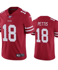 San Francisco 49ers Dante Pettis Scarlet 100th Season Vapor Limited Jersey - Robokeg