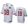 San Francisco 49ers Dante Pettis White Super Bowl Liv Game Jersey - Robokeg