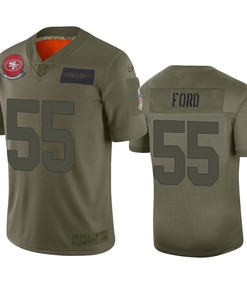 San Francisco 49ers Dee Ford Camo 2019 Salute To Service Limited Jersey - Robokeg