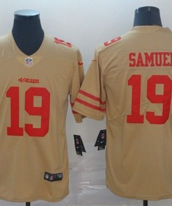San Francisco 49ers Deebo Samuel #19 2020 Nfl Golden Jersey Jersey - Robokeg