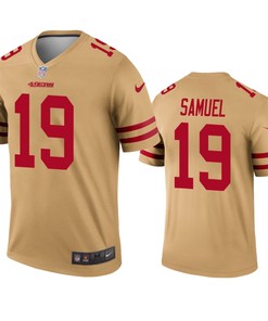 San Francisco 49ers Deebo Samuel Gold Inverted Legend Jersey - Robokeg