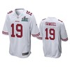 San Francisco 49ers Deebo Samuel White Super Bowl Liv Game Jersey - Robokeg