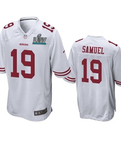 San Francisco 49ers Deebo Samuel White Super Bowl Liv Game Jersey - Robokeg
