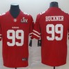 San Francisco 49ers Deforest Buckner # 99 2020 Nfl Red Jersey Jersey - Robokeg