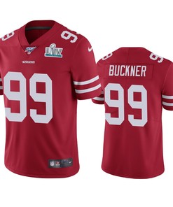 San Francisco 49ers Deforest Buckner Scarlet Super Bowl Liv Vapor Limited Jersey - Robokeg