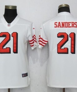 San Francisco 49ers Deion Sanders #21 2020 Nfl White Jersey Jersey - Robokeg