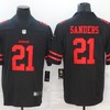 San Francisco 49ers Deion Sanders #21 Nfl 2020 Black Jersey - Robokeg
