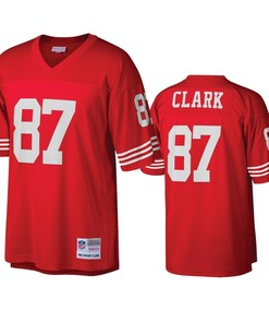 San Francisco 49ers Dwight Clark Scarlet Legacy Replica Jersey - Robokeg