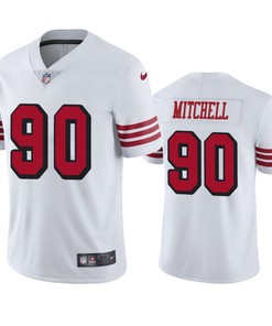 San Francisco 49ers Earl Mitchell White Nike Color Rush Limited Jersey - Robokeg
