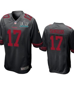 San Francisco 49ers Emmanuel Sanders Black Super Bowl Liv Game Jersey - Robokeg