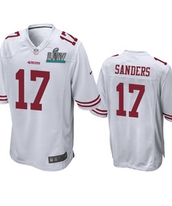 San Francisco 49ers Emmanuel Sanders White Super Bowl Liv Game Jersey - Robokeg
