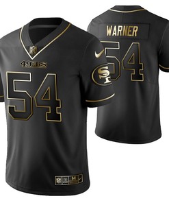 San Francisco 49ers Fred Warner 54 2021 Nfl Golden Brandedition Black Jersey Gift For 49ers Fans - Robokeg
