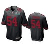San Francisco 49ers Fred Warner Black Super Bowl Liv Game Jersey - Robokeg