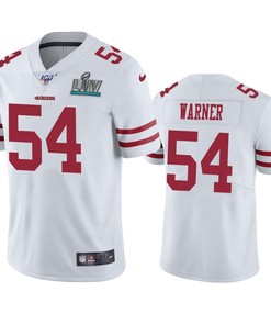 San Francisco 49ers Fred Warner White Super Bowl Liv Vapor Limited Jersey - Robokeg