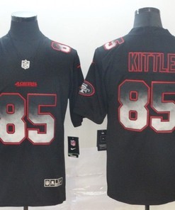 San Francisco 49ers George Kittle #85 2020 Nfl Black Jersey Jersey - Robokeg