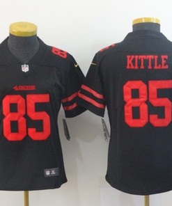 San Francisco 49ers George Kittle #85 2020 Nfl Black Women Jersey Jersey - Robokeg