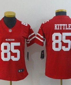 San Francisco 49ers George Kittle #85 2020 Nfl Red Womens Jersey Jersey - Robokeg