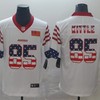 San Francisco 49ers George Kittle #85 American Flag 2020 Nfl White Jersey Jersey - Robokeg