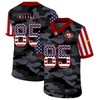 San Francisco 49ers George Kittle #85 Nfl 2020 American Flag Camo Jersey - Robokeg