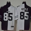 San Francisco 49ers George Kittle #85 Nfl 2020 Black And White Jersey - Robokeg