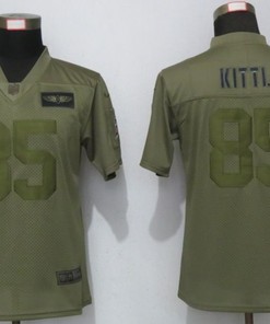 San Francisco 49ers George Kittle #85 Nfl 2020 Moss Green Jersey - Robokeg