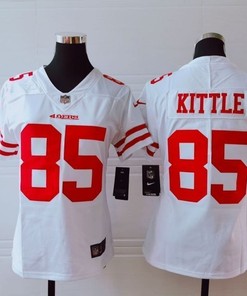 San Francisco 49ers George Kittle #85 Nfl 2020 White Womens Jersey - Robokeg