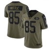 San Francisco 49ers George Kittle 85 Nfl Olive 2021 Salute To Service Player Men Jersey For 49ers Fans - Robokeg